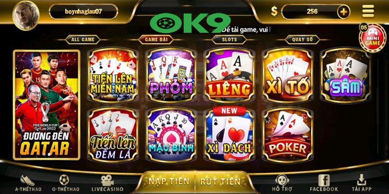 Game bài đổi thưởng Ok9 - Cổng game uy tín, đổi thưởng siêu tốc